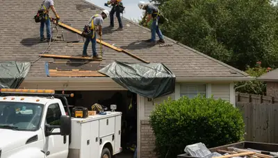 Storm damage tree service in Harrisburg, PA removing fallen limbs and hazardous trees
