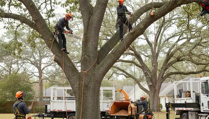 Tree removal crew in Harrisburg, PA serving residential and commercial properties